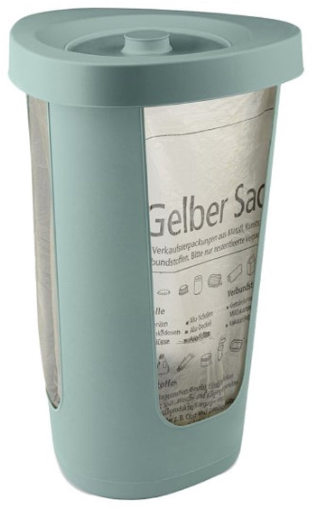 Rotho Fabu Abfallbeutelhalter 50l mit Deckel - grün