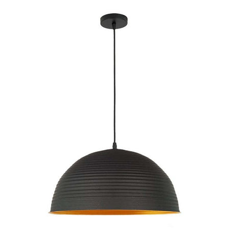 Homestyle pro mk101-gb industrielle Hängelampe 42x22 cm schwarzgoldenes Metall