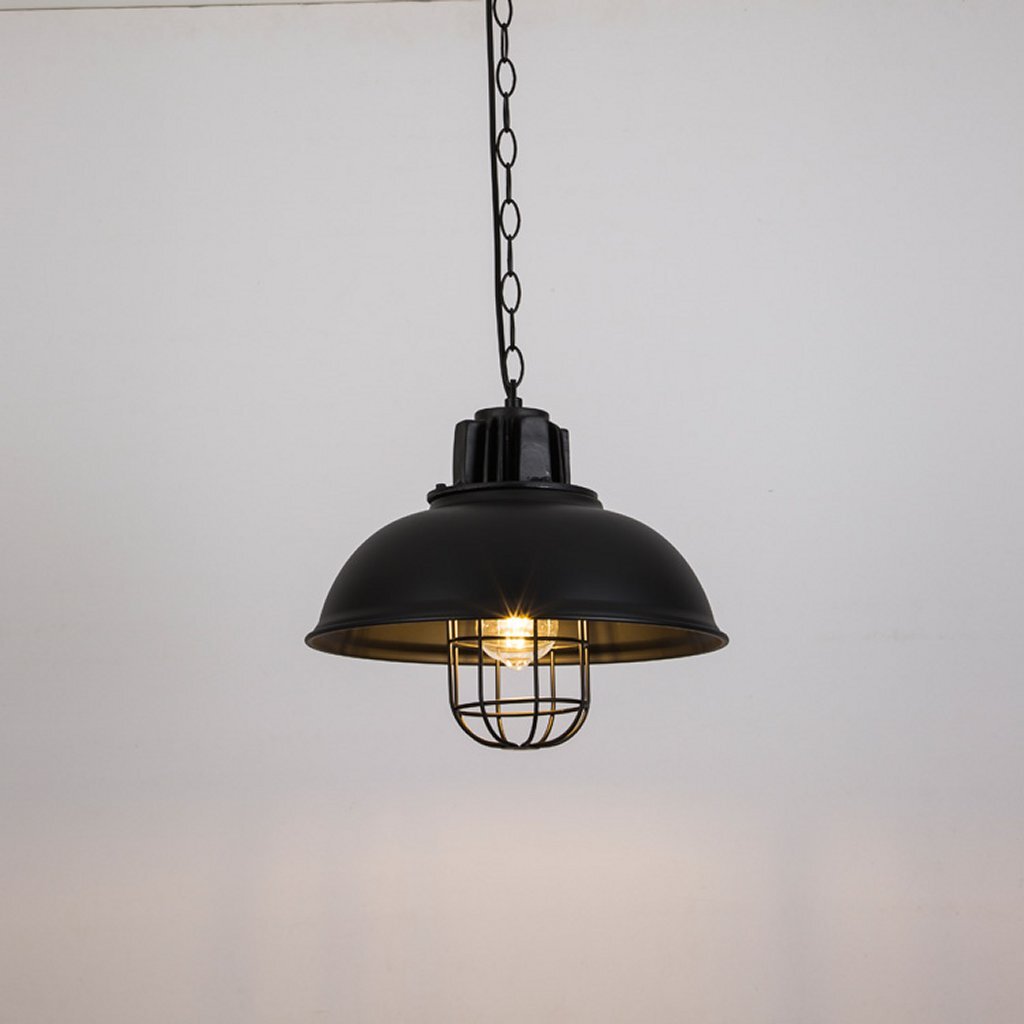 Homestyle Pro MK107-BB Industrie-Hängelampe 33 x 26 cm, schwarzes Metall