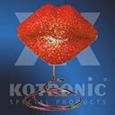 Kotronic Disco-Deko-Leuchtlippen