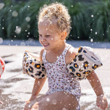 Safari-Chic | Beige Schwimmarmbänder 0-2 Jahre