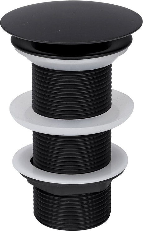 Differnz afvoerplug mat zwart - always open mix match - maat: l - ã˜ 72 mm