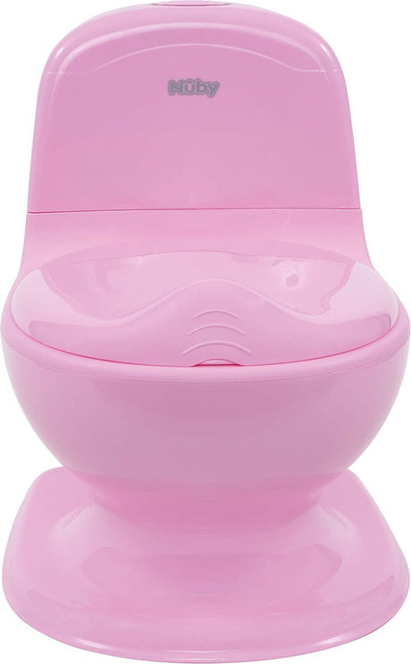 Nûby Dr. Talbot's – mein echtes Töpfchen – Kleinkindtöpfchen mit Spülgeräusch – Trainingstoilette für Kinder – Pink – 18+ Monate