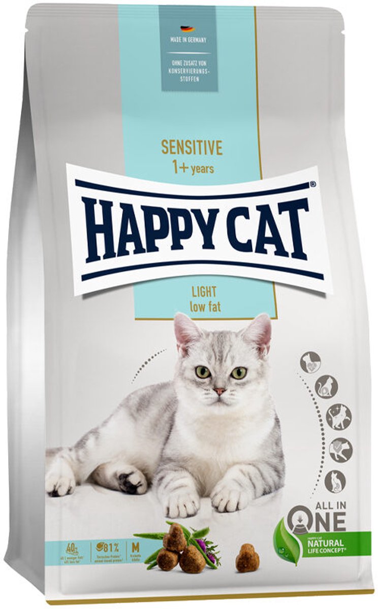 Happy Cat Care leichtes Katzenfutter – 10 kg