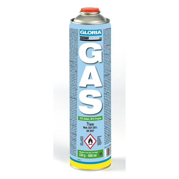 Gloria Gaskanister 600ml 330gr