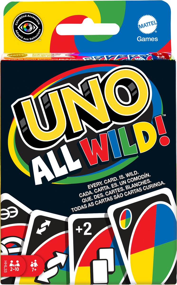 Mattel Uno All Wild – Kartenspiel