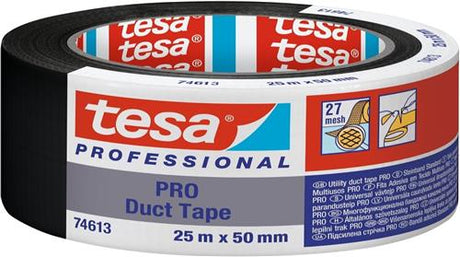 Tesa Klebeband Pro Schwarz 50mm 25mtr (nml)