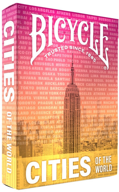 Bicycle cities of world - premium speelkaarten - poker - creatives collectie - collectible