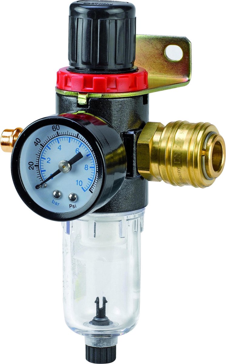 Einhell Filter + Druckregler - R 1 4 Außengewinde