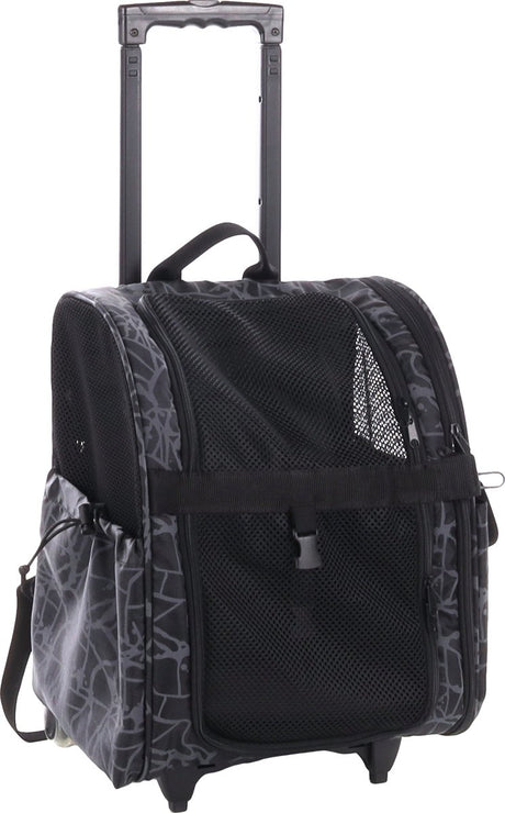 Flamingo smart city hondentrolley - zwart - 32 x 29 x 52 cm