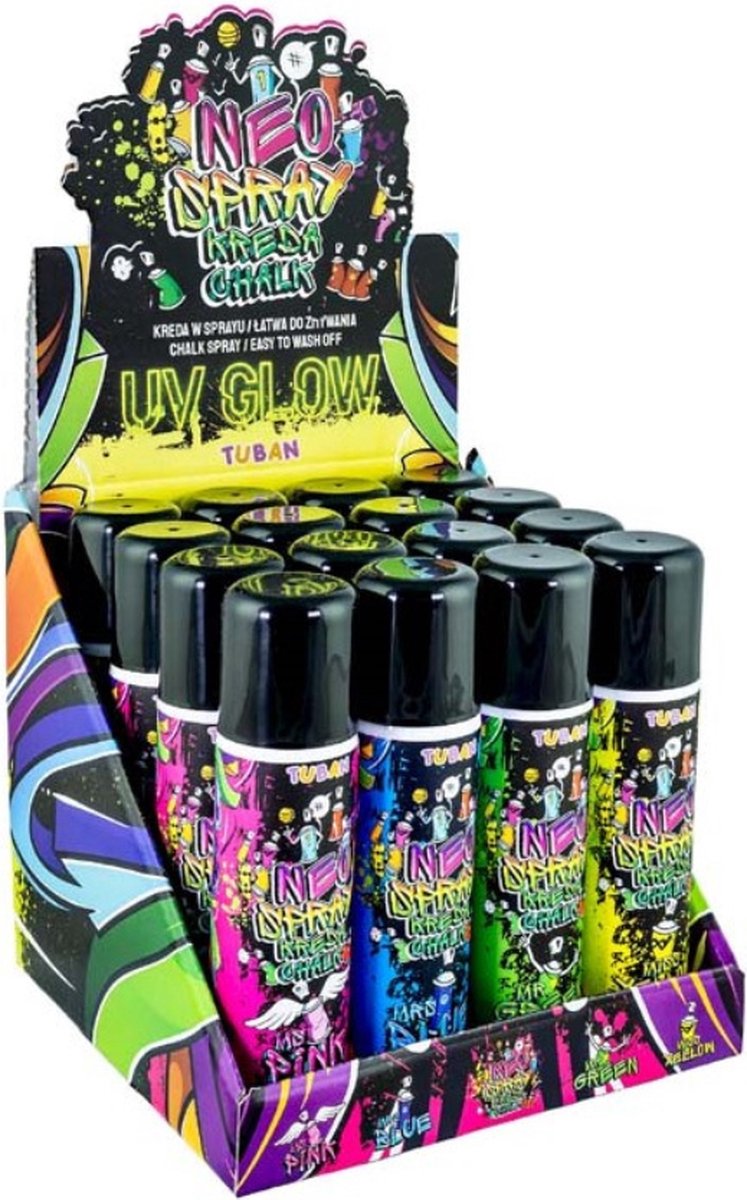 Tuban Neo Kreidespray Gehwegkreide | gelb 150 ml