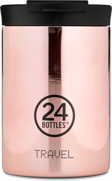 24bottles Reisetrinkbecher 350 ml Fassungsvermögen – Roségold