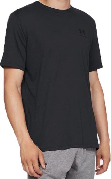 Under Armour UA M Sportstyle LC SS-BLK Herren-Sportshirt – Schwarz