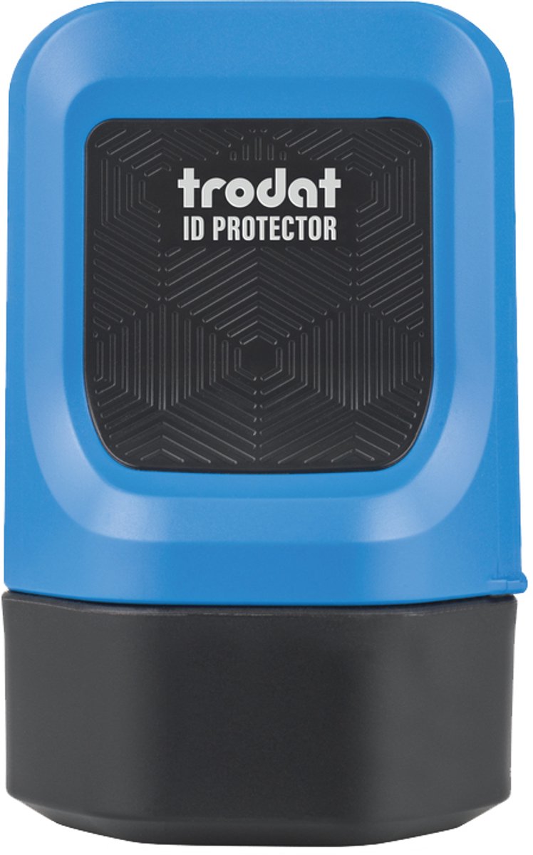 Trodat Roll-up-Stempel-Schutz für Ausweise, blau