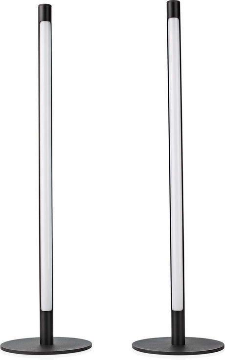 Nedis Smartlife Stimmungsbeleuchtung – WLAN – Röhre – 600 lm – RGB, warmes bis kaltes Weiß – 2700 – 6500 – 36 W – Metall – 2 Stück