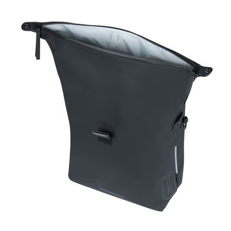 Basil Soho Mikes Bicycle -Umhängetasche - Schwarz, wasserdicht, Pu, Nordlich LED, 17L