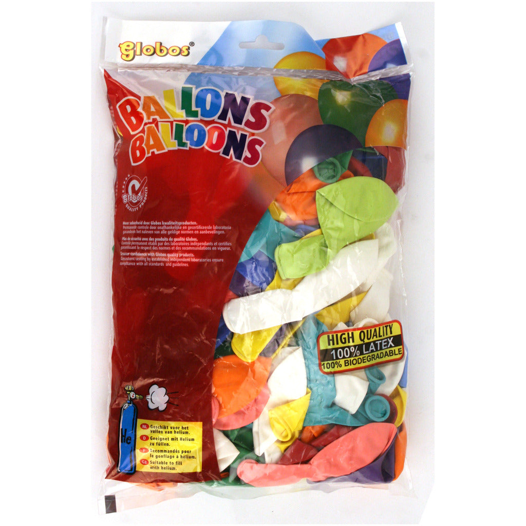 Globos Multicolor Balloons 100 pieces