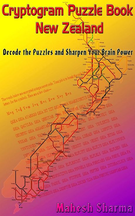 Merkloos sans marque cryptogram puzzle book new zealand