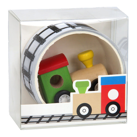 Holzzug mit Straßenband, 8mtr