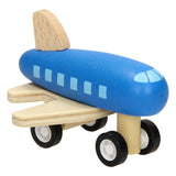 Holzflugzeug mit Straßenband, 8mtr