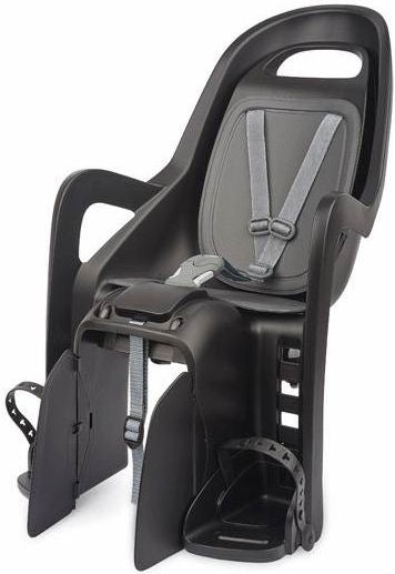 Asiento trasero de PoliSport Groovy Maxi Carrier Confirmación gris negro