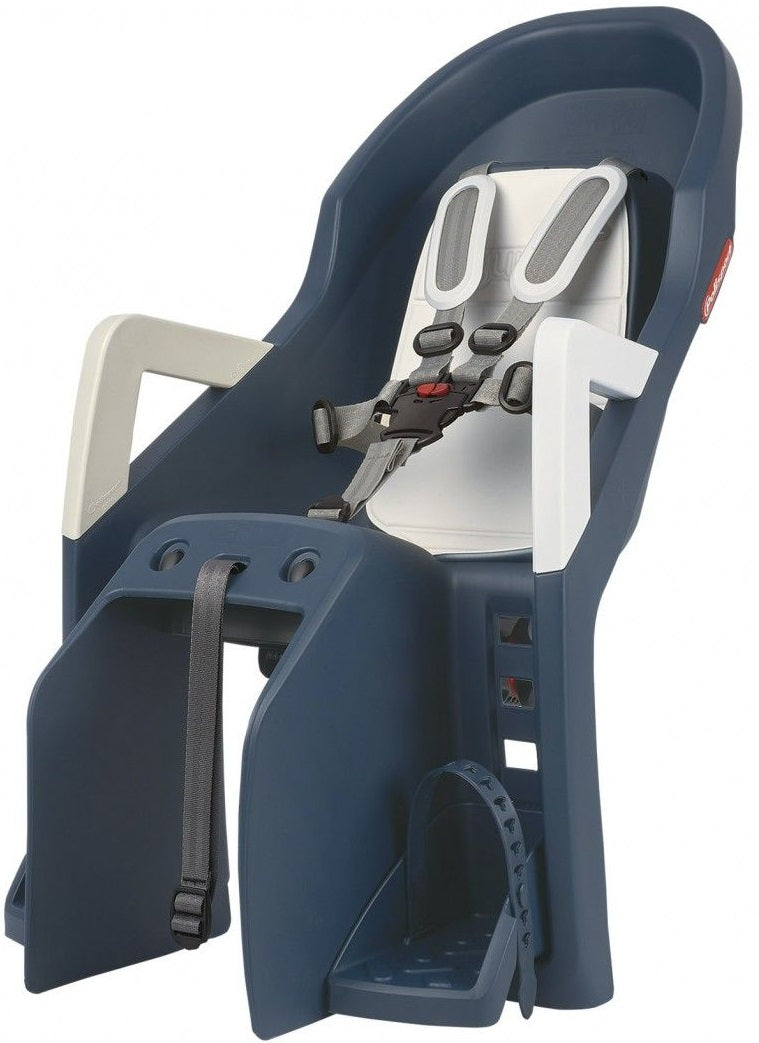 Polisport Kindersitz hinter Guppy Maxi+ mit Trägerbestätigung (CFS) - Jeanscreme