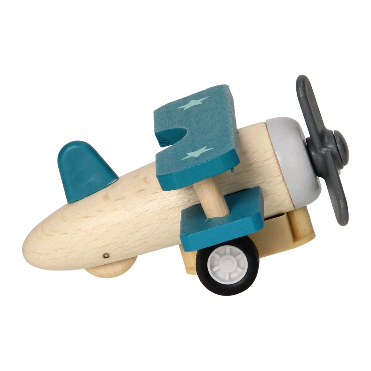 Wooden double deck plane