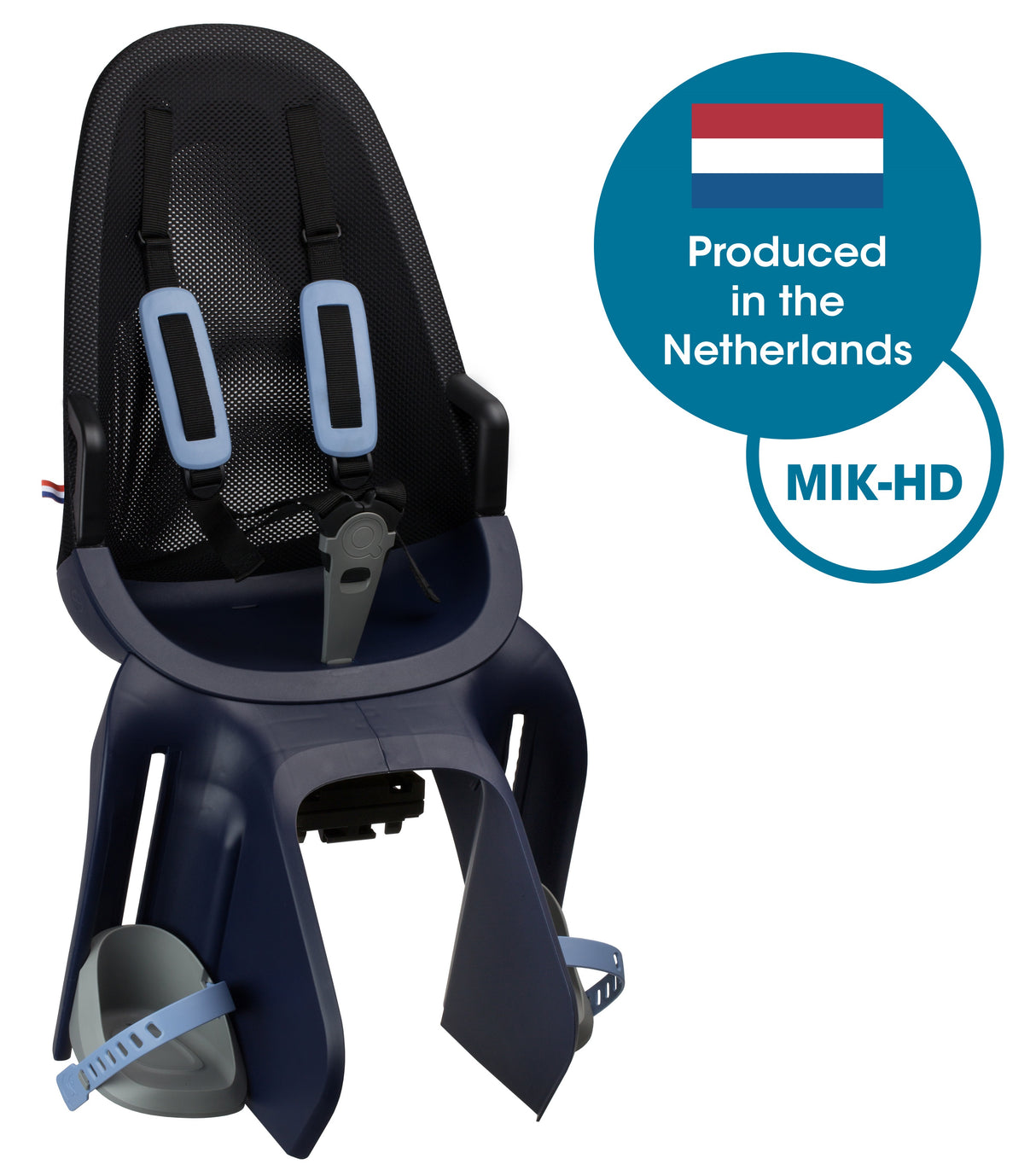 Qibbel air q751 achterzitje mik-hd dragerbevestiging denim blue