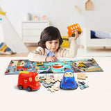 Topbright Woods Jigsaw Puzzle med skolbuss, 24: e.