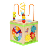 Topbright Wooden Activity Cube 5in1