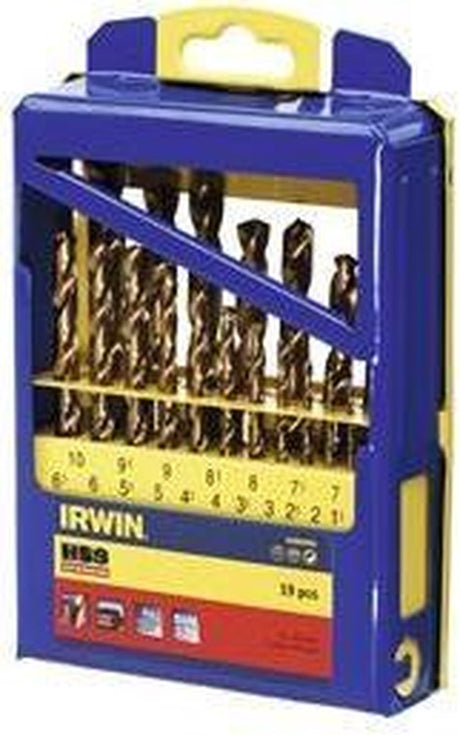Irwin HSS Pro Titan - Bohrerset - 19-teilig - Titanbeschichtung