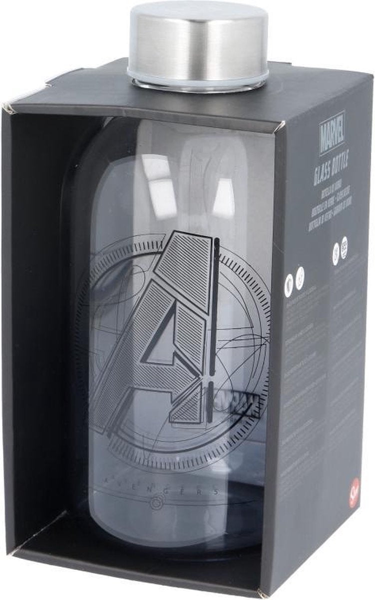 Marvel Wasserflasche Stor Avengers Kristall 620 ml