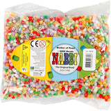 Nabbi-Perlen zum Aufbügeln, Größe 5 x 5 mm, Lochgröße 2,5 mm, mittel, Perlmuttfarben, 6000 Teilungen, 1 Box