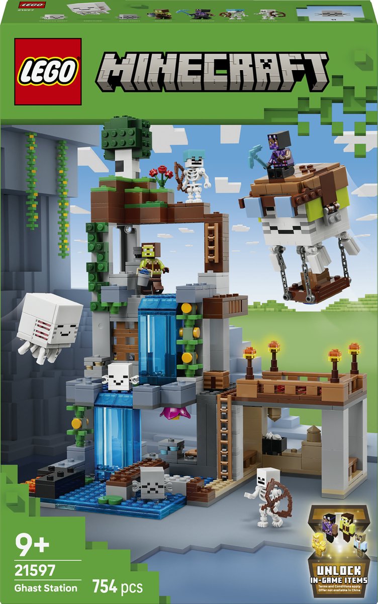 Lego minecraft ghast-huis speelgoed voor kinderen 21597