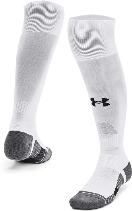 Under Armour UA Magnetico 1pk otc Unisex-Sportsocken – Weiß – Grau – Schwarz