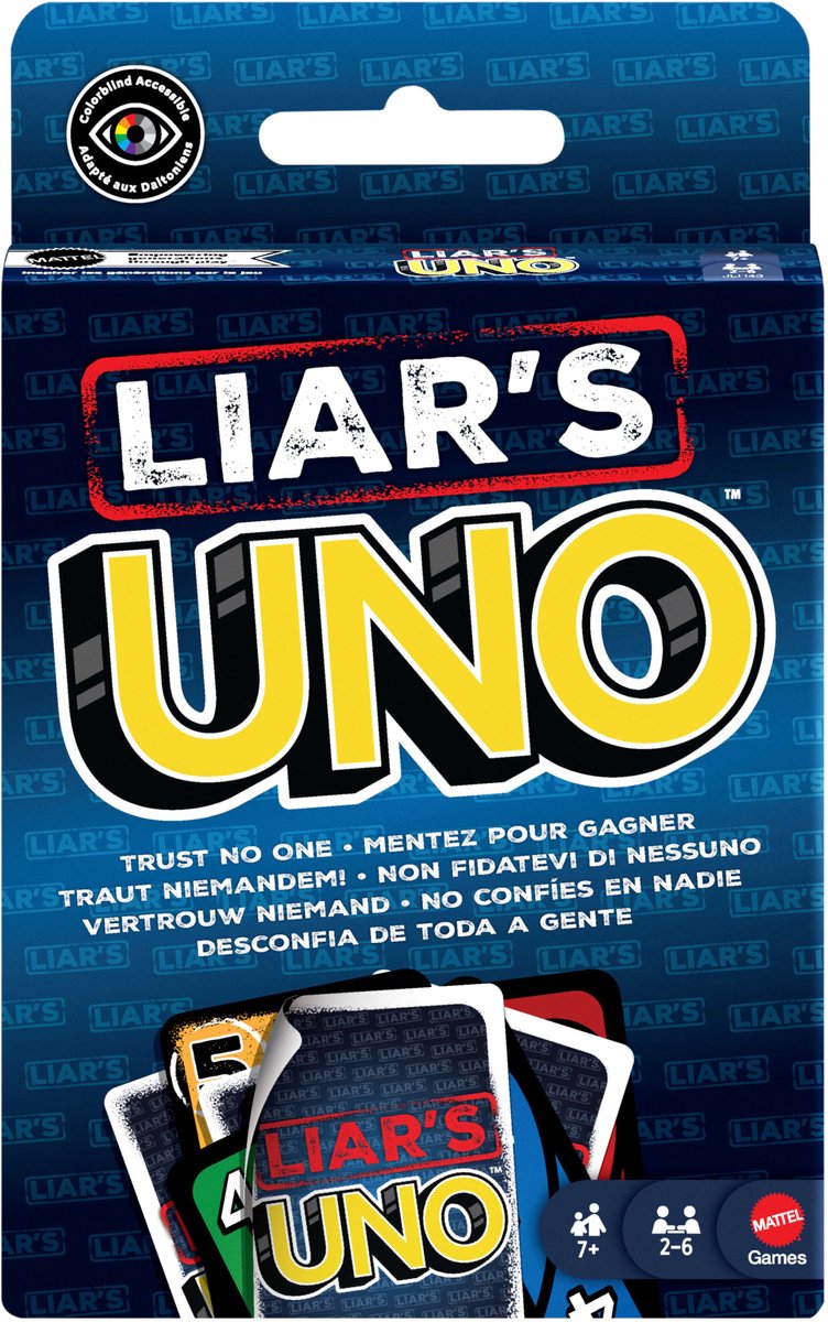 Mattel-Spiele Uno Liar's
