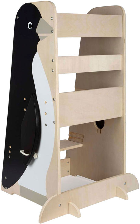Small Foot - Holz-Lernturm Pinguin Wildleben, 92cm