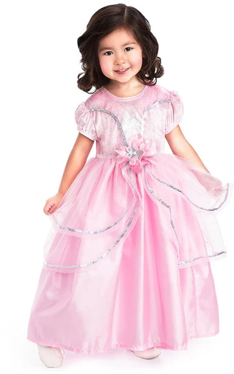 Kleine Abenteuer – königsrosa Prinzessinnenkleid – Größe M (98-104)