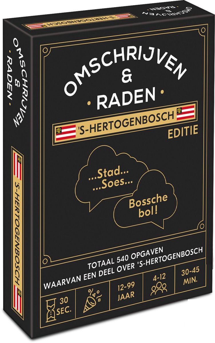 Puzzles games omschrijven en raden educatief spel 's-hertogenbosch karton.