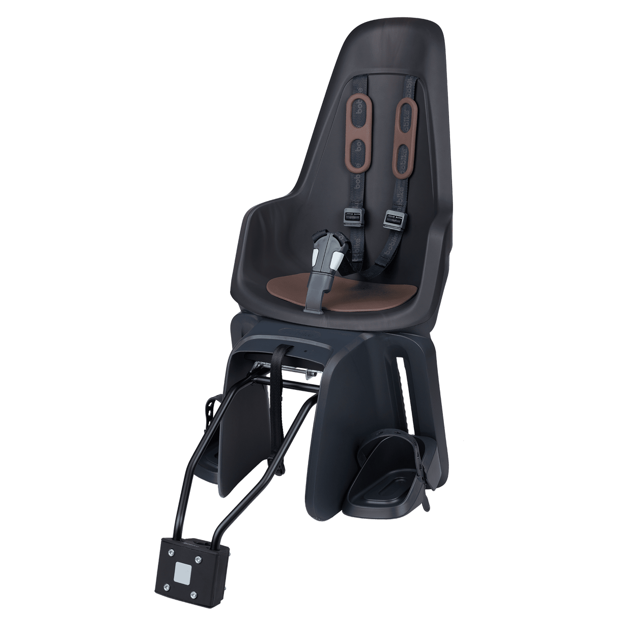 Bobike child seat behind One with frame of carrier confirmation Black Brown