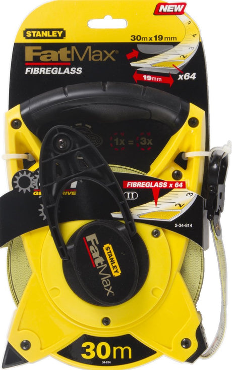 Stanley Handwerkzeuge Vermesser Fatmax® Fiberglas | 30 m – 19 mm – 2-34-814