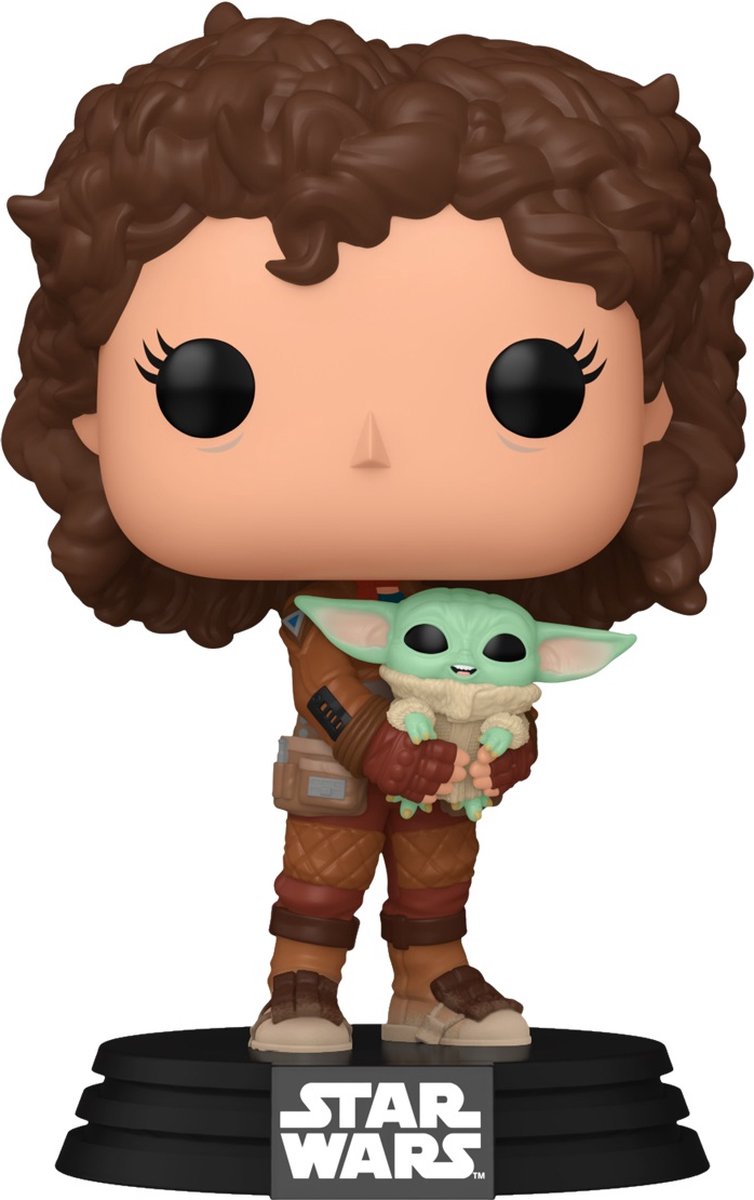 Funko Star Wars The Mandalorian – Peli-Motto mit Grogu-Vinylfigur Nr. 665 Pop! Standard