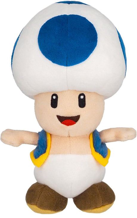 Nintendo Together + Nintendo Together + Super Mario Bros – Blaue Kröte, offiziell lizenziertes Kuscheltier – 20 cm Plüsch