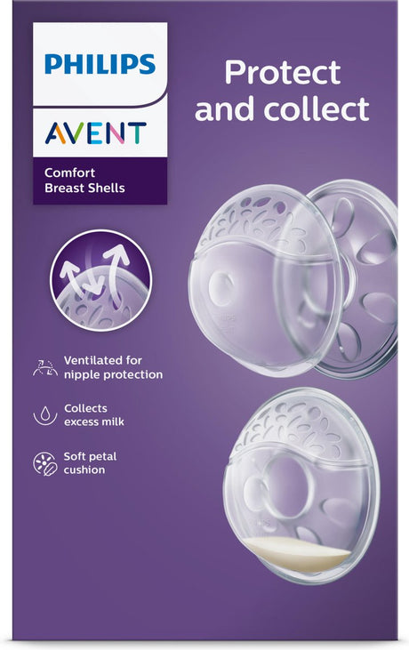 Philips Avent Brustschalen – 2 Stück (hygienisch verpackt) – Tropfschalen – scf157 02