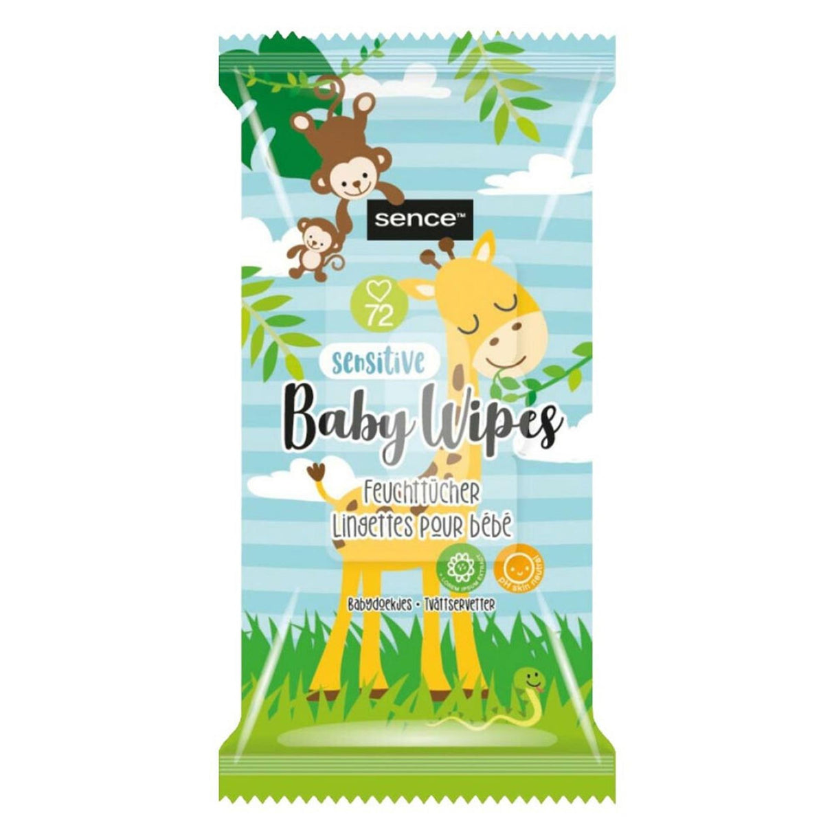 Sence babydoekjes sensitive 72 stuks