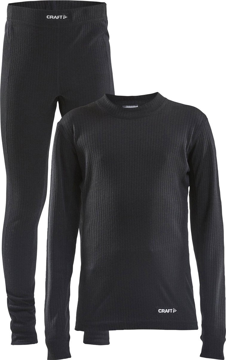 Craft Core Dry Baselayer Thermoset Kinder – Schwarz – Größe 134