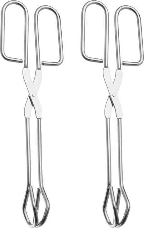 Hendi serveertang – roestvast staal – vaatwasserbestendig – 240 mm – set van 2