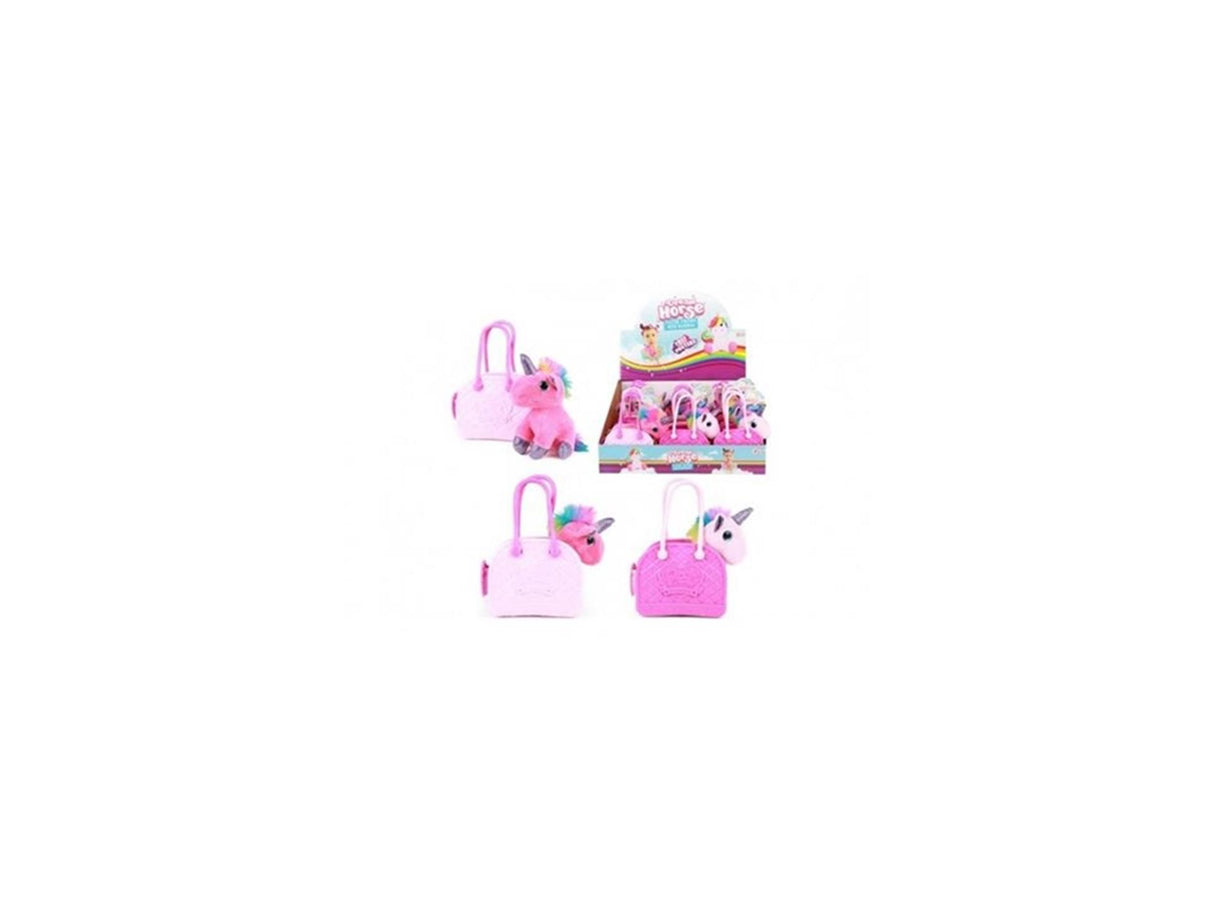 Toi-toys Toi Toys Plüsch-Einhorn in Handtasche
