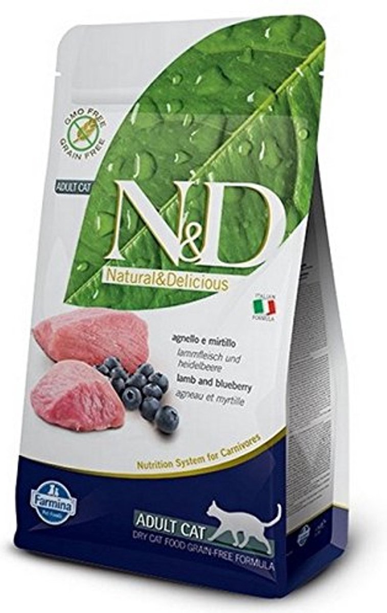 Farmina n d Prime Katzenfutter für ausgewachsene Katzen – Lamm – 1,5 kg
