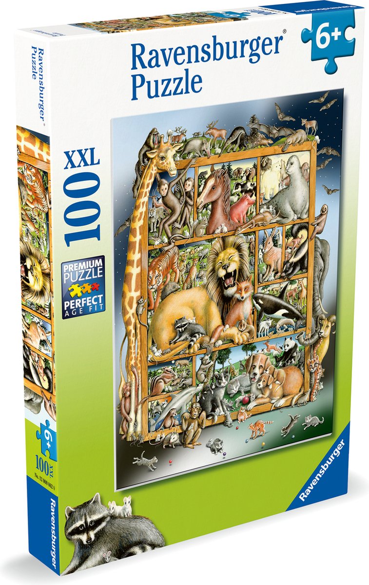 Ravensburger Puzzle Tiercollage - Puzzle - 100 XXL-Teile